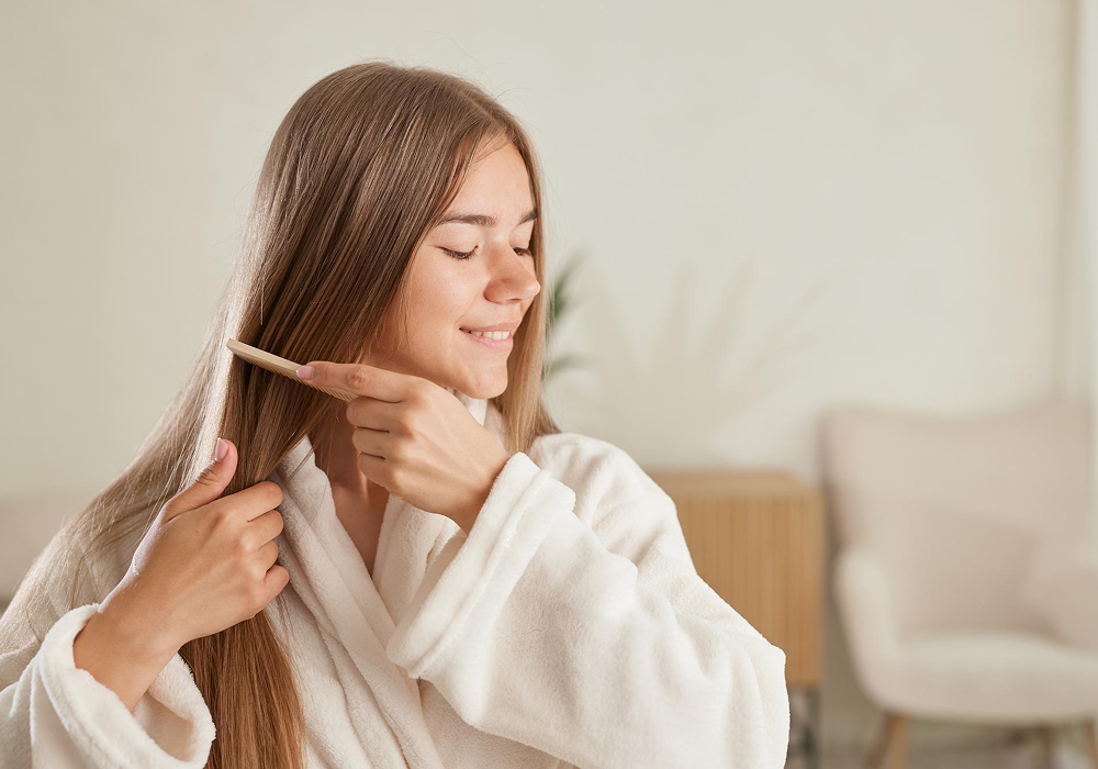 hair care routine for healthy hair